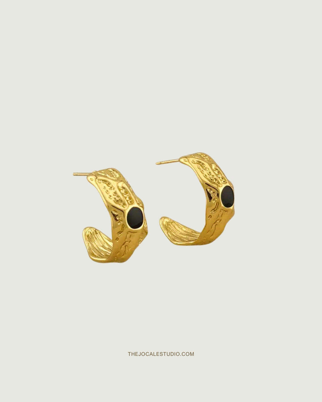 Gold Rosa Earrings