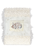 Sleeping Fawn A5 Lined Journal | Faux Fur & Lace