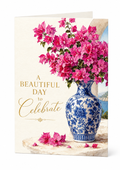 PINK  BOUGAINVILLE - HAPPY BIRTDAY